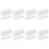 128Pcs Storage Hook Loop Tape White Adhesive Strips for Home Use 3