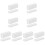128Pcs Storage Hook Loop Tape White Adhesive Strips for Home Use 4