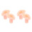 2Pcs Silicone Right and Left Ear Model Pair Soft Jewelry Display Tool 7
