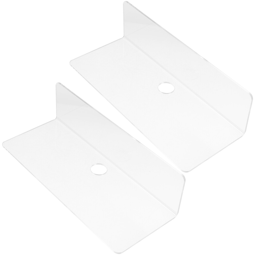 10Pcs Acrylic Floating Shelf Wall Mount Cosmetics Storage Display Rack 3592292115762