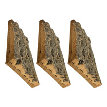 12Pz Corteccia Decorativo Per Acquari E Terrari Rettili
