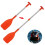Adjustable Handle Telescopic Mini Paddle, Floating Emergency Paddle for Added Safety, Yellow (54-104cm) 1