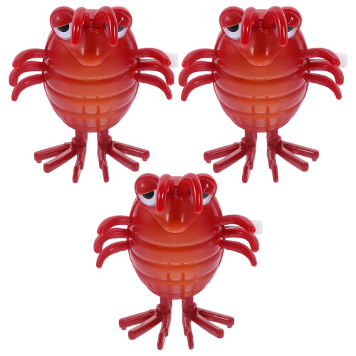 12Pz A Molla ABS Rosso Scuro Divertenti Bambini