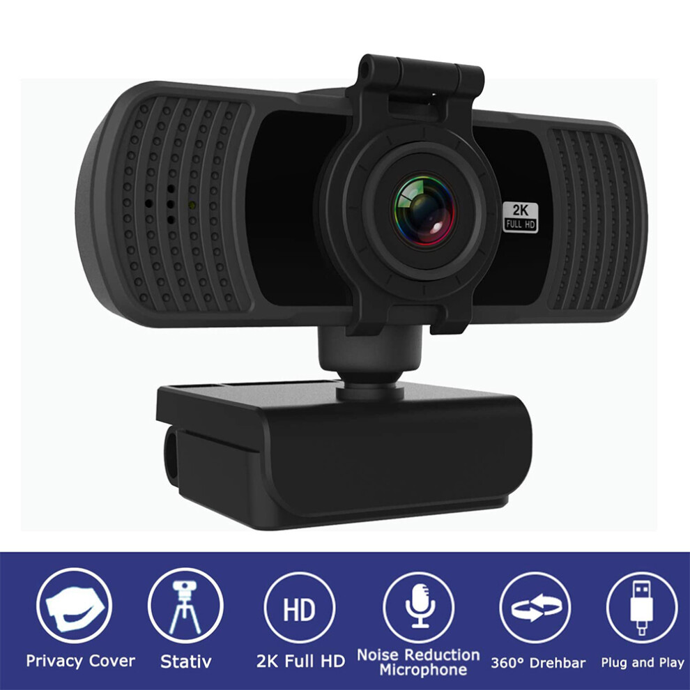 Professional Webcam 1080P Full Hd, Streaming Camera For Online Teaching And Gaming 9128293533157