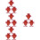 12Pz A Molla ABS Rosso Scuro Divertenti Bambini 8