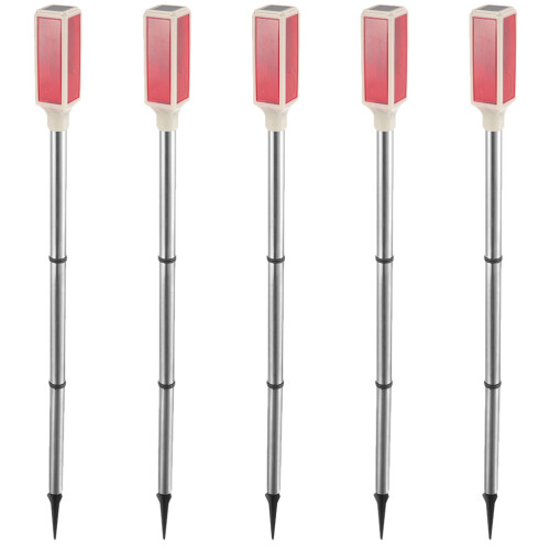 10Pz Luci Solari Segnaletiche Rosse in E Per