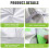 Κομψό αξεσουάρ styling μαλλιών, εύκολο στον καθαρισμό, αντιστατικό, πτυσσόμενο, 8