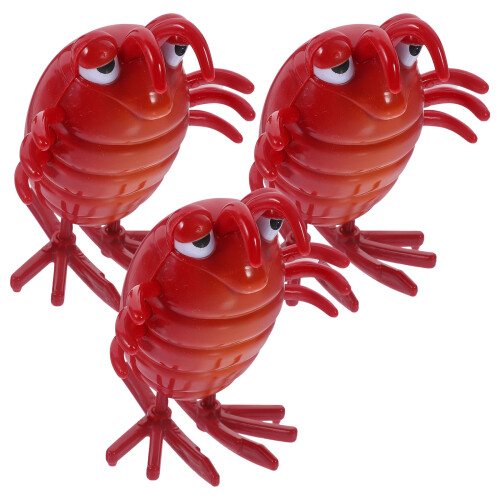 12Pz A Molla ABS Rosso Scuro Divertenti Bambini 1