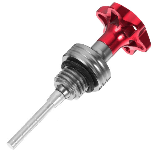 5Pz Livello Olio Alluminio Rosso Semplice 2