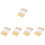 5Set Set Pulizia Desktop Bianco Spazzola Piccola E Paletta 5
