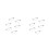 400Pz Brooch Metalliche Argento Per Badges, Corsage E Bricolage 8