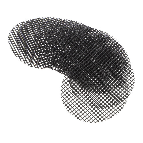 30Pz Tappetini Mesh Nero Per Vasi Da Fiore Con in Pe Resistente