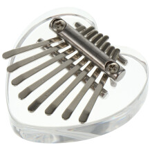 2St Transparant Mini Kalimba Finger Piano 8 Toetsen Muziekinstrument