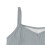 Damen graues Thermofleece-Spaghetti-Träger-Top, Einheitsgröße 14