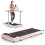 Foldable Walking Pad Treadmill,Quiet Motor,6.2MPH,Pink 1