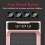 Foldable Walking Pad Treadmill,Quiet Motor,6.2MPH,Pink 4
