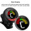 LT-21 Mini Clip-On Tuner mit drehbarem Dualfarben-Backlight-Display 5