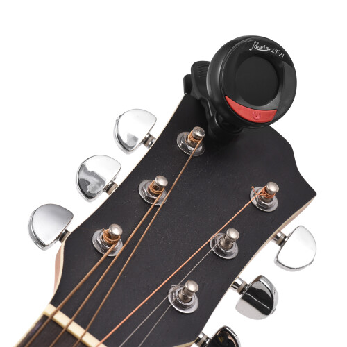 LT-21 Mini Clip-On Tuner mit drehbarem Dualfarben-Backlight-Display 1