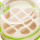 Ice Maker Bottle with Silicone Ice Cube Tray for Easy Ice Release and Cold Drinks Green 5