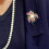 Multifunctionele orchideeën broche delicate kleding-Blauw 5