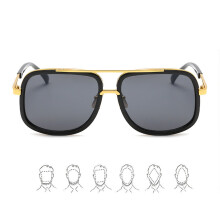 2Stk Unisex -Sonnenbrillen Uv- Strapazierfähig