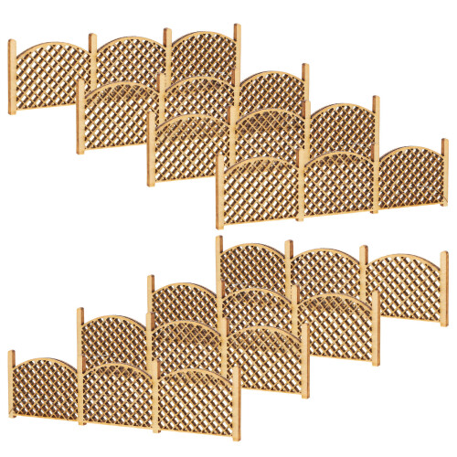 24Stk Mini Fences Retro Farbton