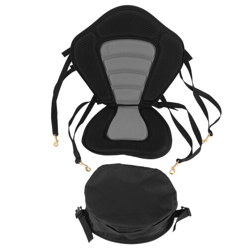 Assento de Caiaque Acolchoado AjustáVel para Caiaque com Bolsa de Descanso para Mochila