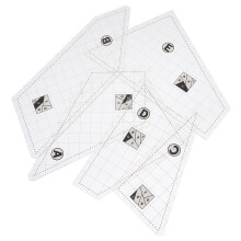 25Stk Transparentes Acryl Patchwork Lineal Für Quilten & DIY