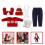 4Jgo Ropa Durable Conjunto Sombrero Y Delantal 10