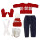 4Jgo Ropa Durable Conjunto Sombrero Y Delantal 2