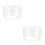 2Pièces Distributeur Multifonction Transparent Pour 9