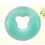 1Pièces Oreiller Silicone Vert Pour Relaxant 10