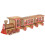 4Pièces Train Jouet Bois ABS Décor De Table Enfant Et Bureau 3