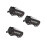 3Pcs Black Plastic Kids Train Toy Realistic Coal Transport Model 6