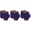 150Pièces Capsules PVC Violet Thermorétractables Pour Vin Rouge Scellé 6