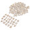 800Pièces Morceaux De Bois Beige Naturel Pour 1