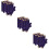 150Pièces Capsules PVC Violet Thermorétractables Pour Vin Rouge Scellé 11