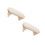 2Pièces Coussin Support Poignet Beige PU Pour Salon 8