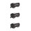 3Pcs Black Plastic Kids Train Toy Realistic Coal Transport Model 7
