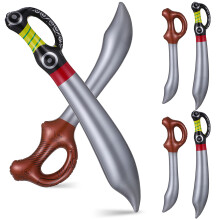 12Pcs PVC Inflatable Sword Bulk Pirate Party Favors Assorted Colors