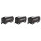 3Pcs Black Plastic Kids Train Toy Realistic Coal Transport Model 9