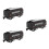 3Pcs Black Plastic Kids Train Toy Realistic Coal Transport Model 8