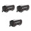 3Pcs Black Plastic Kids Train Toy Realistic Coal Transport Model 4