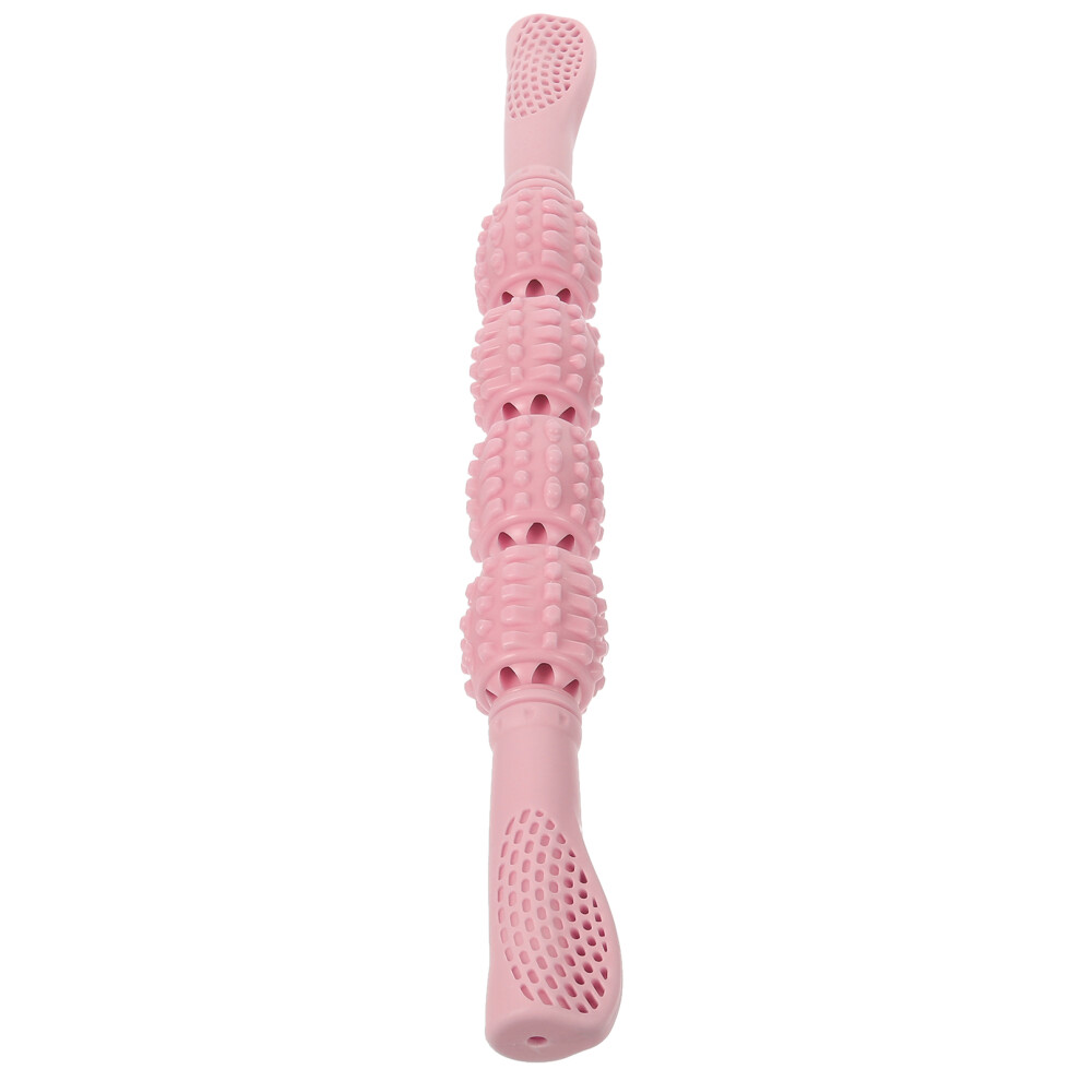 Happyyami Pink 3Pcs Yoga Accessories Massage Stick For Leg Arm Neck