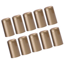 200Pcs Golden Heat Shrink Capsules PVC Seal Wraps