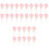 30Pcs Pink Mini Plastic Hand Bell Clappers for Festive Cheer Props 5