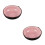 2Pcs Pink Ceramic Ink Tray Smooth Surface Calligraphy Brush Holder 3