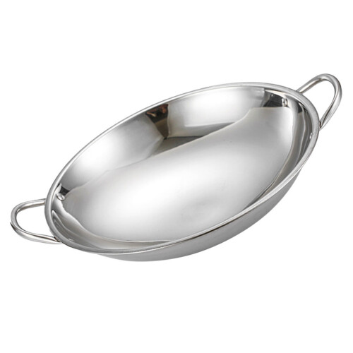 4Pcs Stainless Steel Round Bottom Cooking Pots Silver Kitchenware Set 1