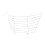3Pcs White Iron Bunny Hay Feeder Durable Hanging Rabbit Hay Holder 1