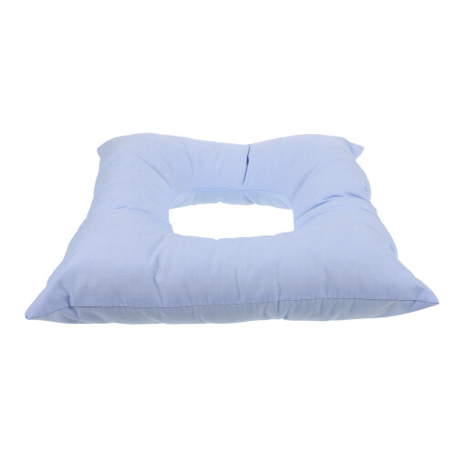 2Pcs Comfortable Sky-Blue Cotton Massage Pillows Face Down for Salons 2